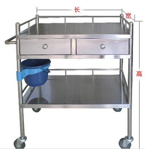 不锈钢医用推车