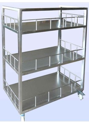 不锈钢医疗推车