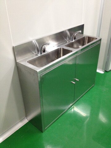 无尘室不锈钢洗手池