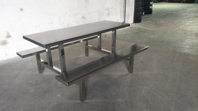 不锈钢餐桌-4人位